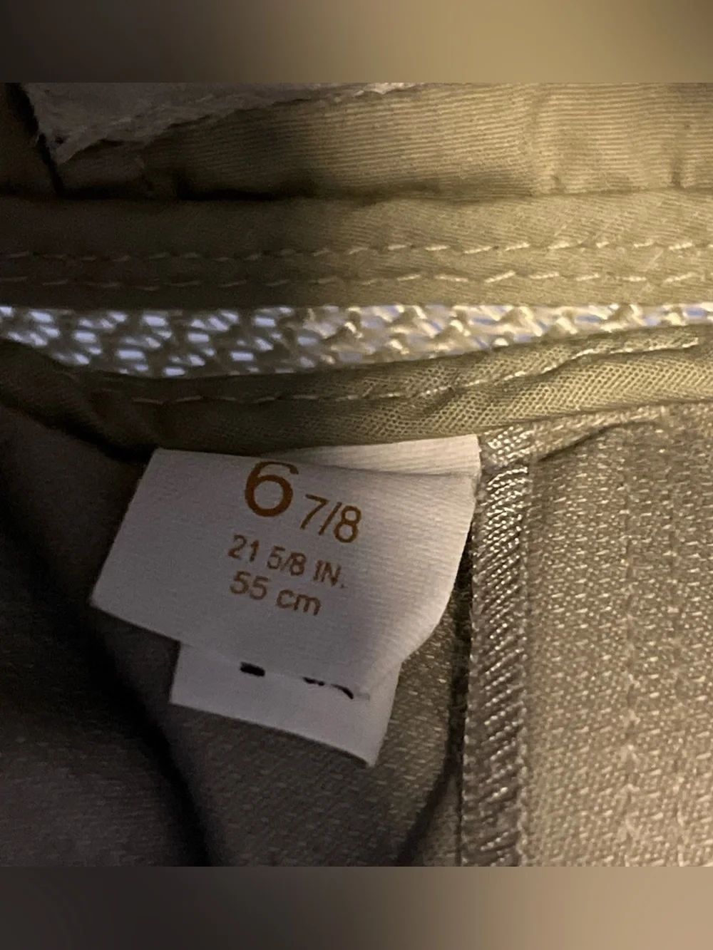 Tilley The Airflo T5 MO Sun Hat Boonie Size 6 7/8 Med Brim UPF 50 Stone